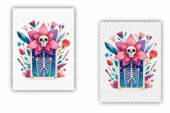 Whimsical Skeletal Tarot Card Clipart Bundle - CraftNest - Digital Crafting and Art