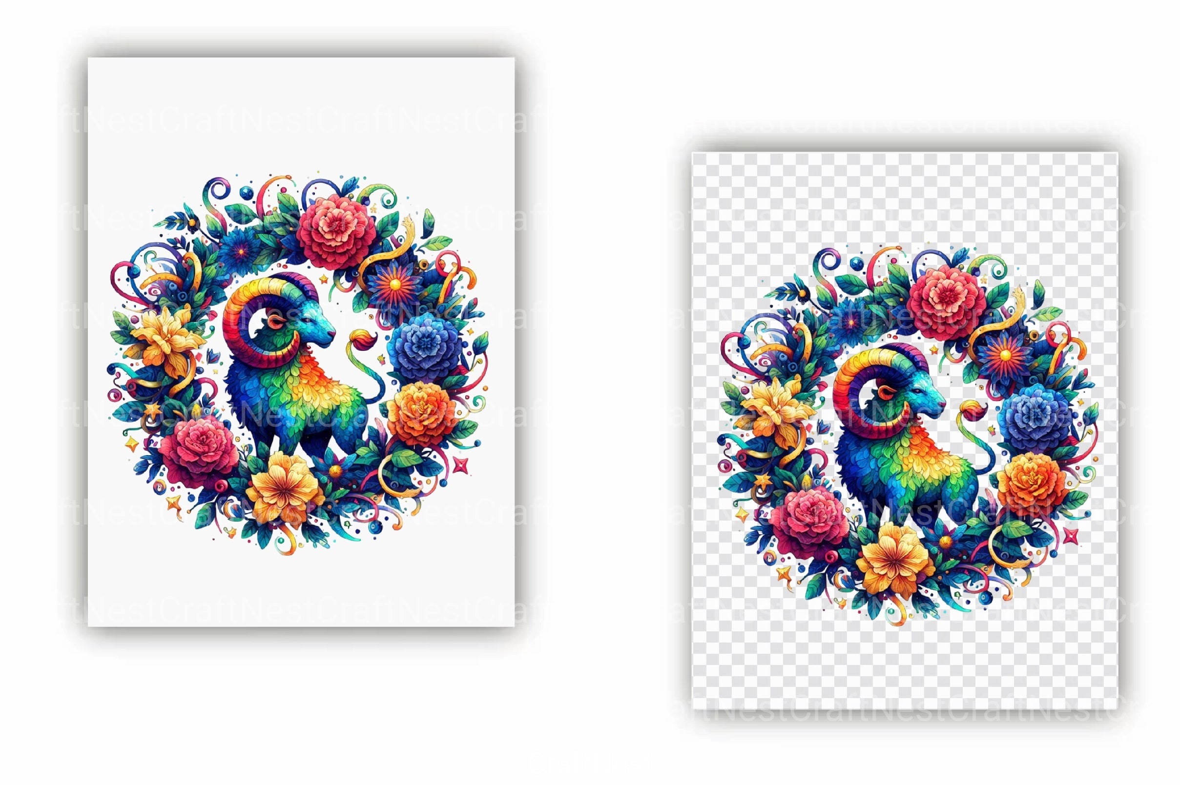 Zodiac Sign Tarot Cards Clipart Bundle 99 - CraftNest - Digital Crafting and Art