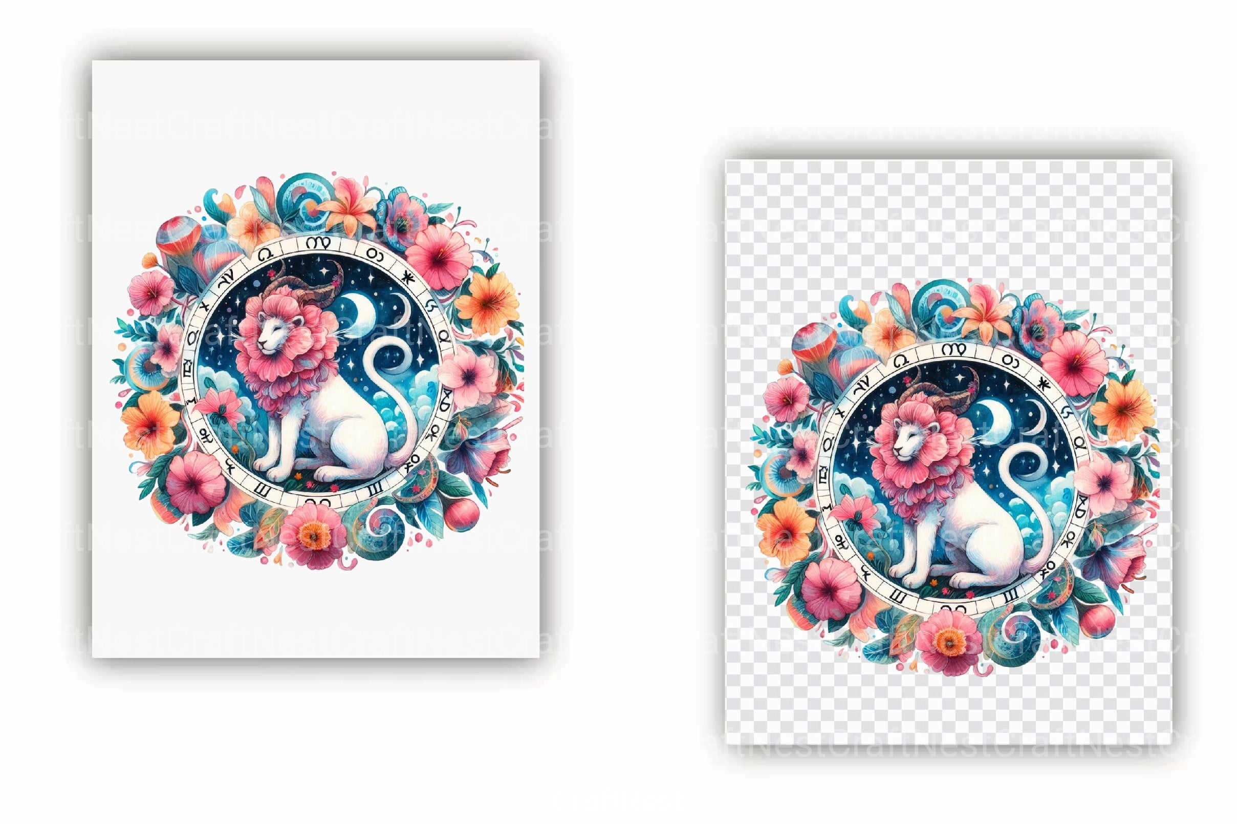 Zodiac Tarot Card Clipart Bundle - CraftNest - Digital Crafting and Art