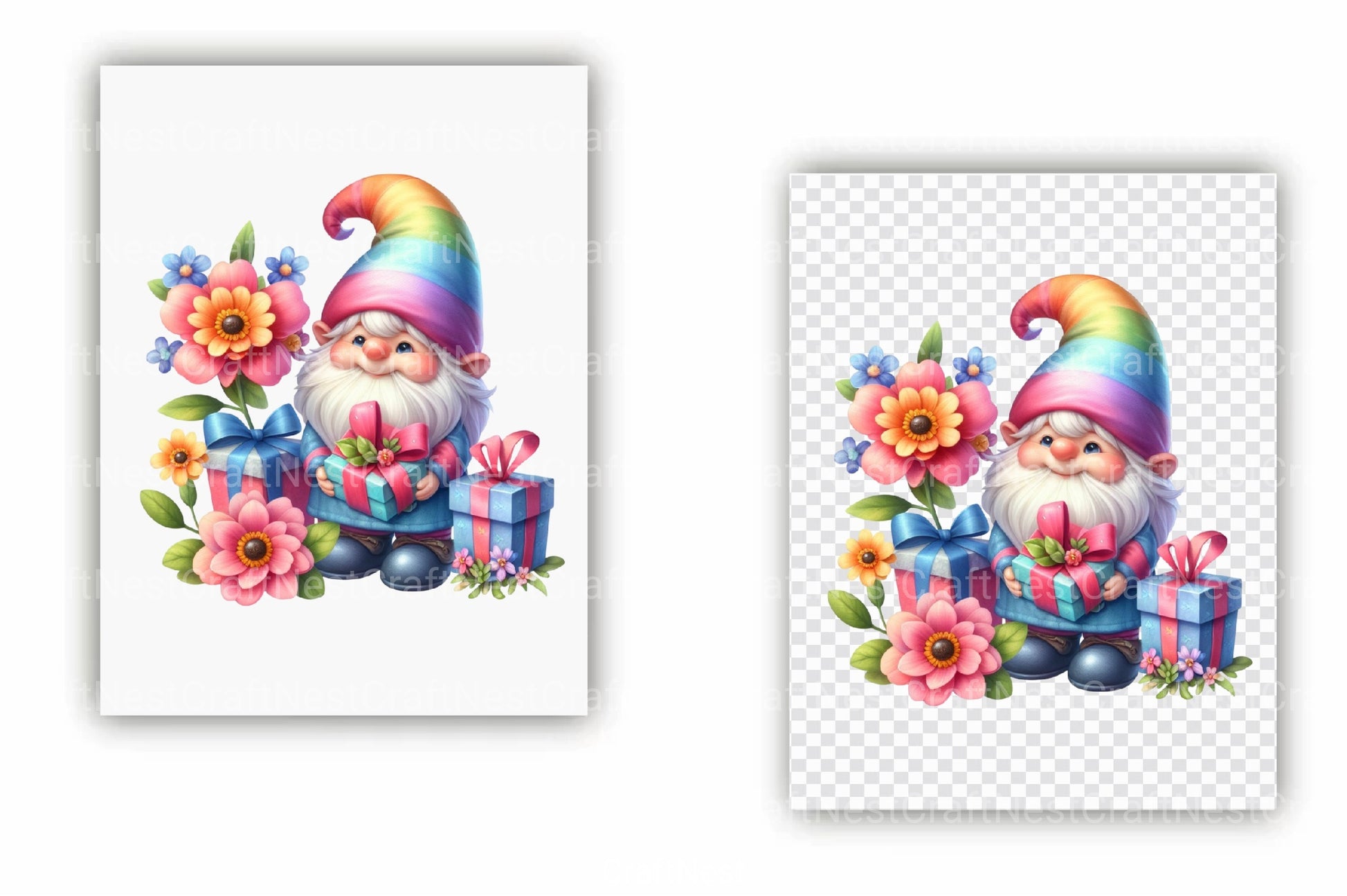 Mother's Day Gnome Clipart Bundle - CraftNest - Digital Crafting and Art