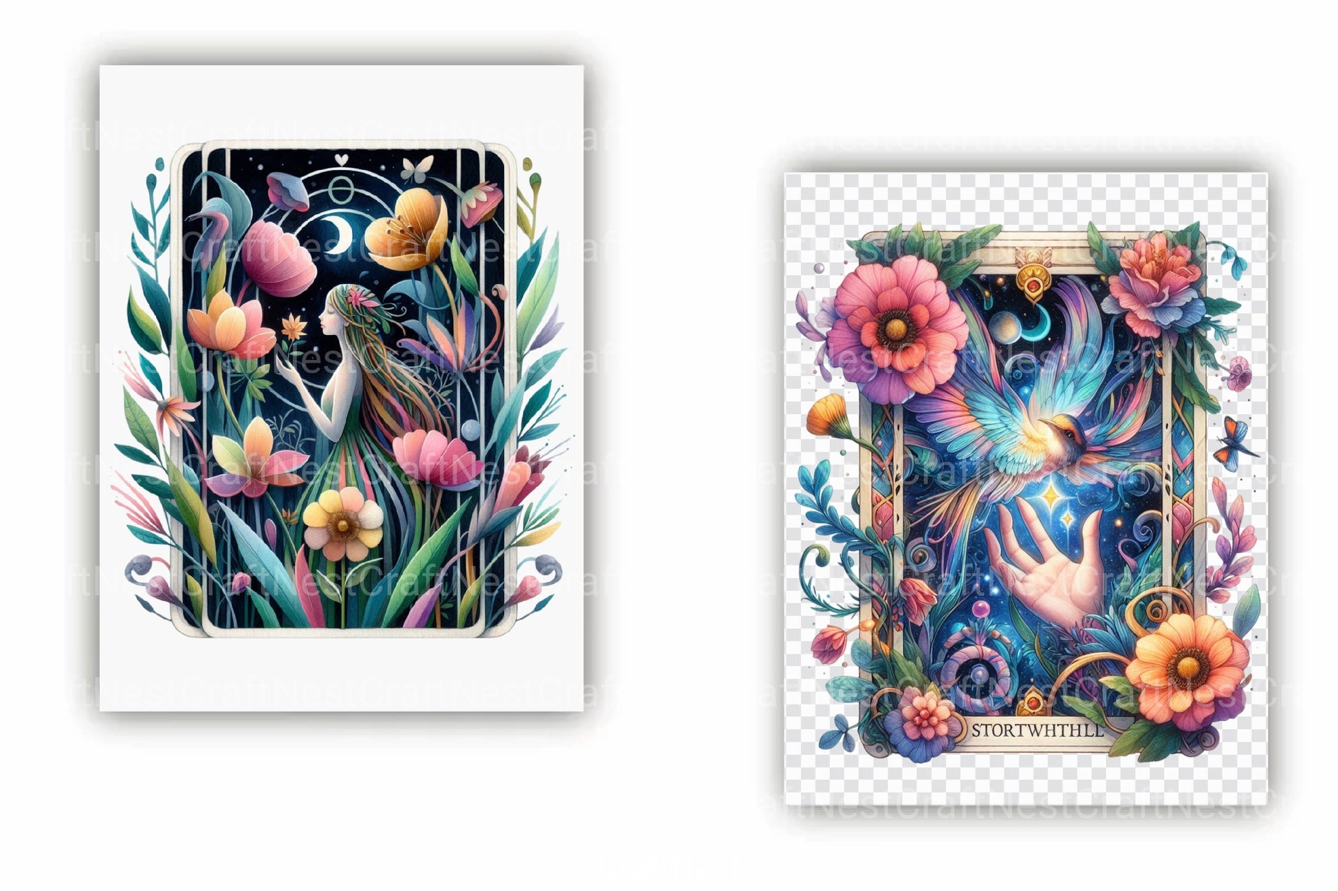 Fairy Tale Tarot Card Clipart Bundle - CraftNest - Digital Crafting and Art