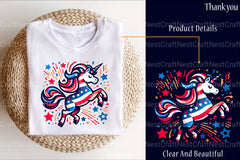 4th of July Unicorn Clipart Bundle 99 - CraftNest - Digital Crafting and Art