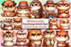 Funny Grumpy Animals Clipart Bundle 99