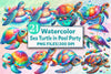 Sea Turtle Pool Party Clipart Bundle