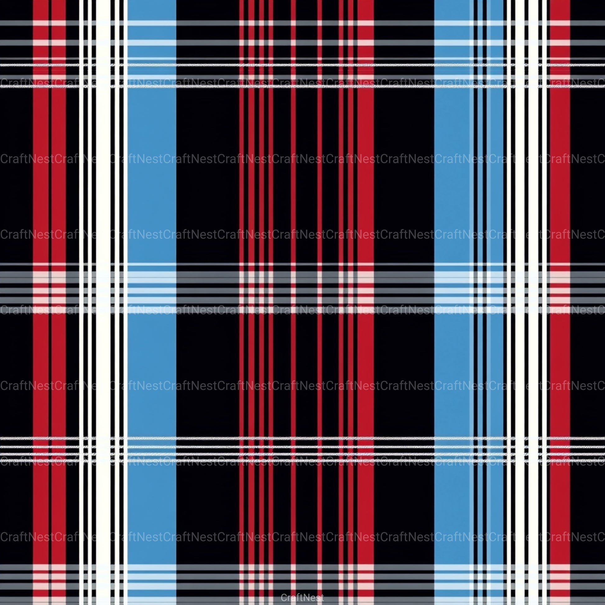 Stripes & Plaids Seamless Pattern Digital Paper - CraftNest - Digital Crafting and Art