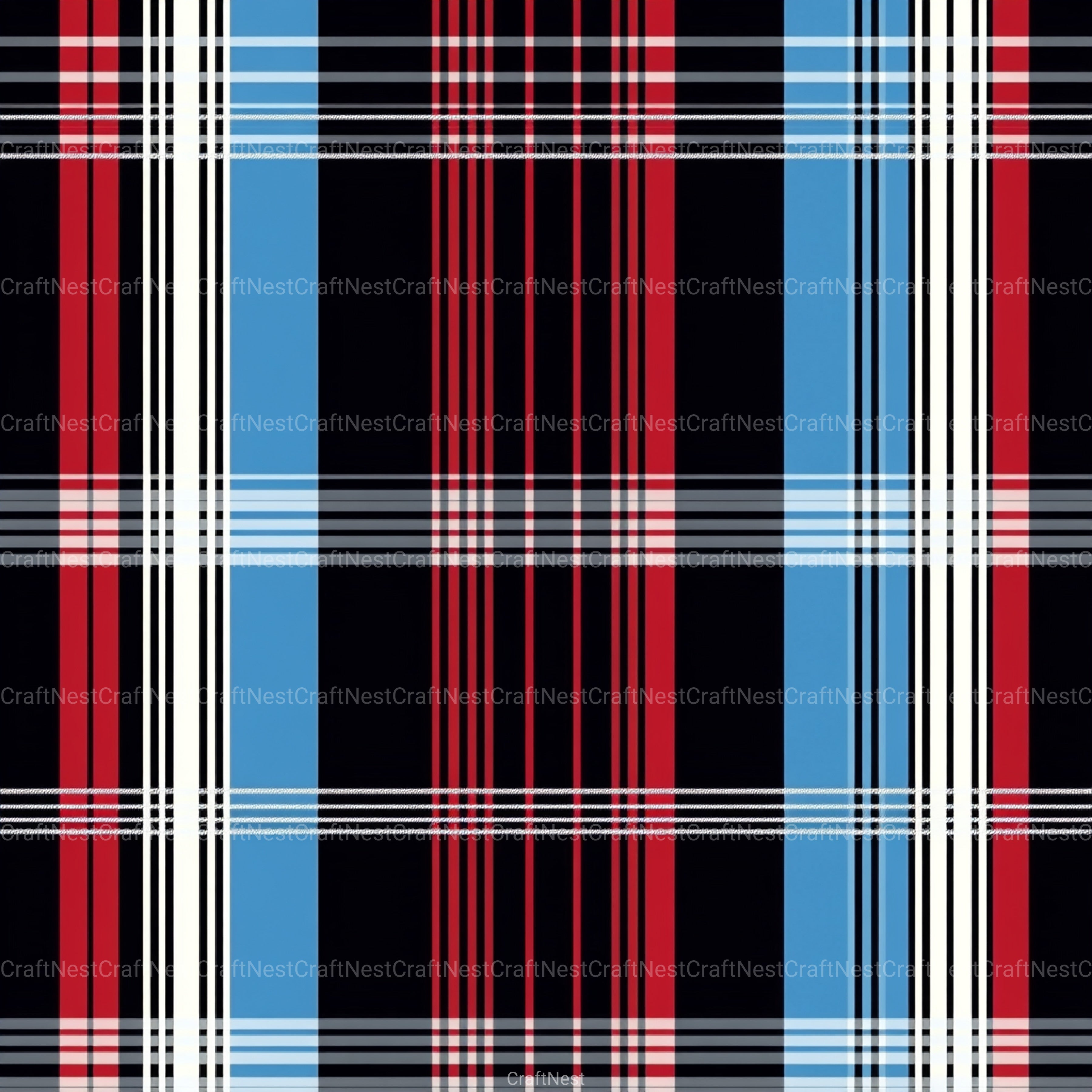 Stripes & Plaids Seamless Pattern Digital Paper - CraftNest - Digital Crafting and Art