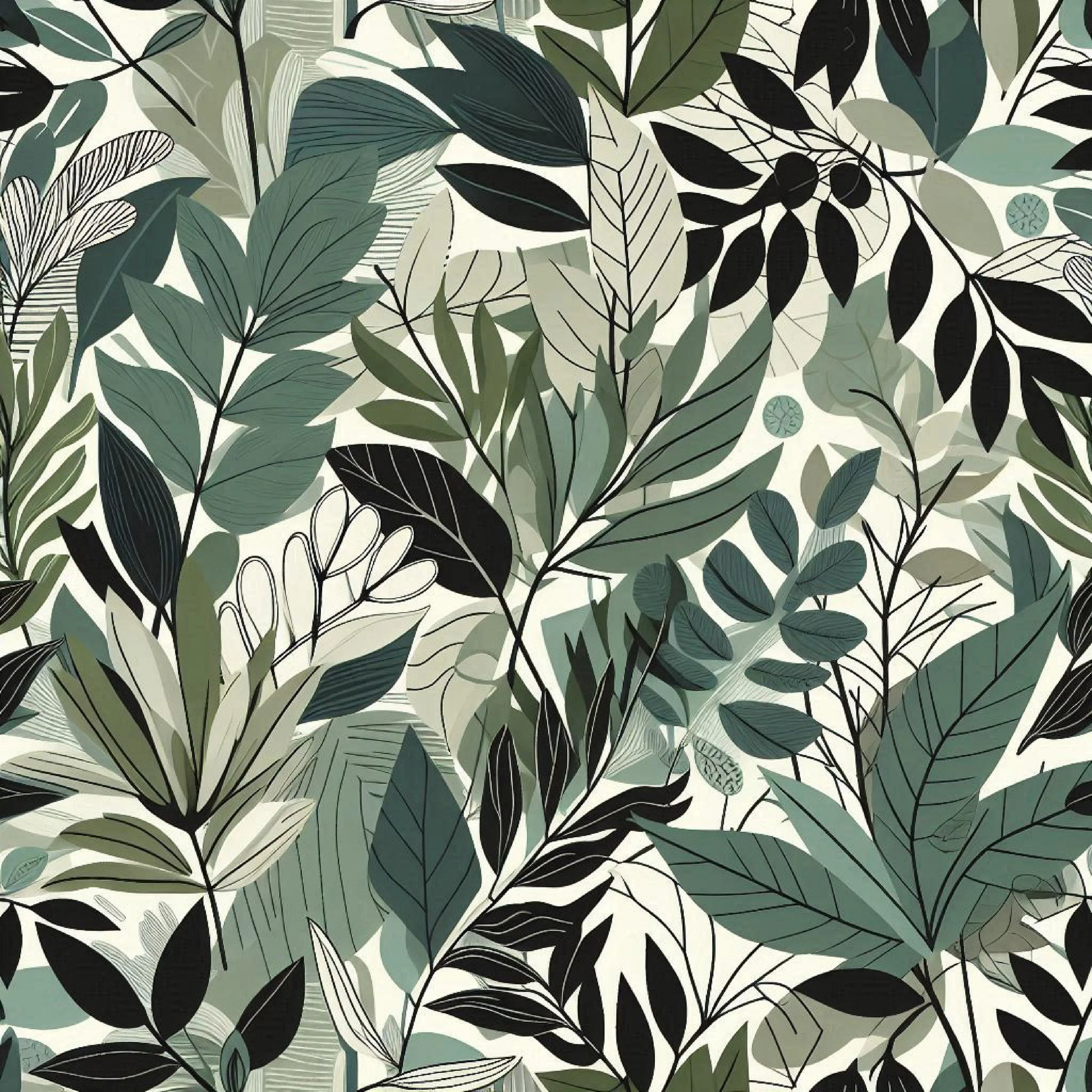 Bold Modern Botanical Pattern Clipart Bundle - CraftNest - Digital Crafting and Art