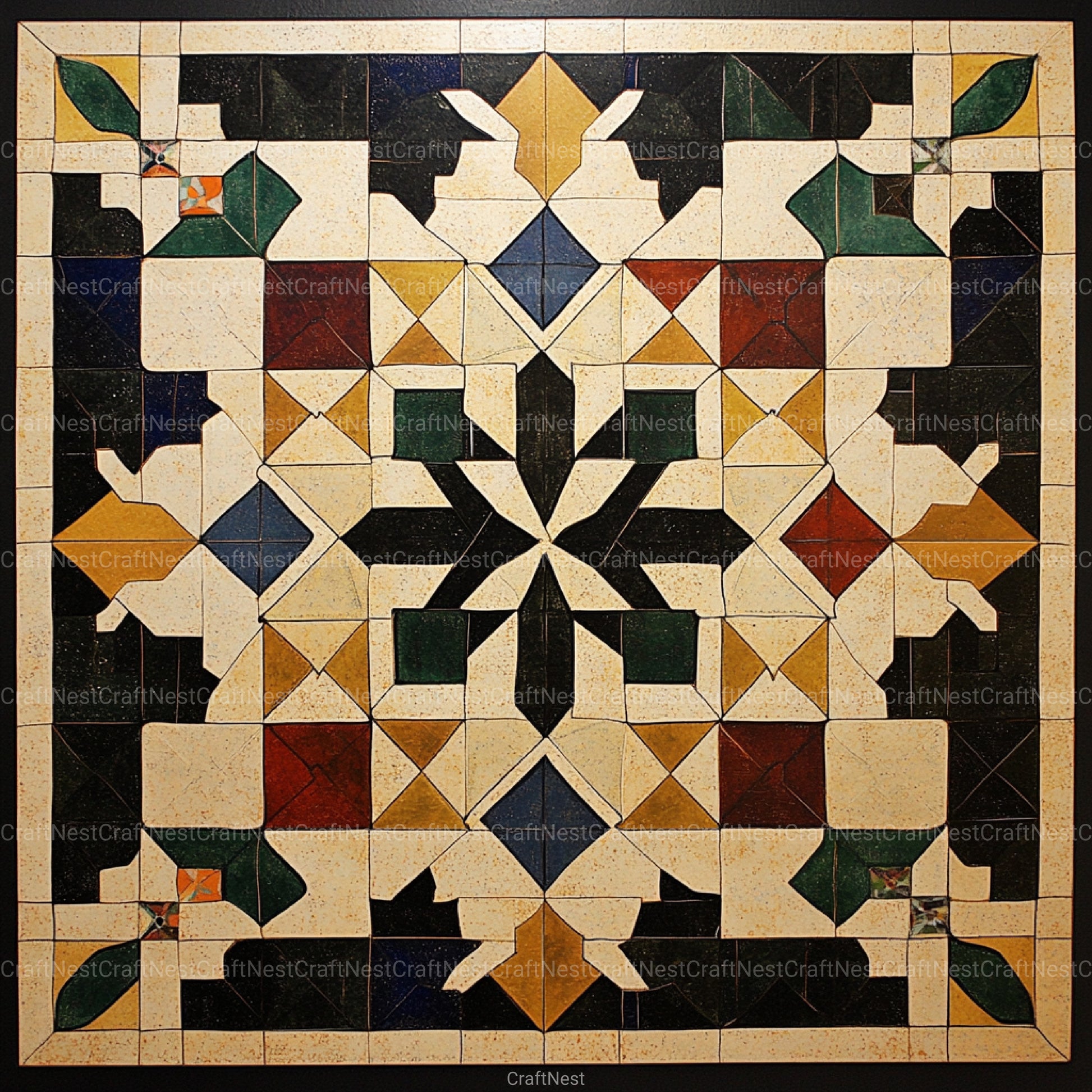 Sacred Geometry Alhambra Patterns Clipart Bundle - CraftNest - Digital Crafting and Art