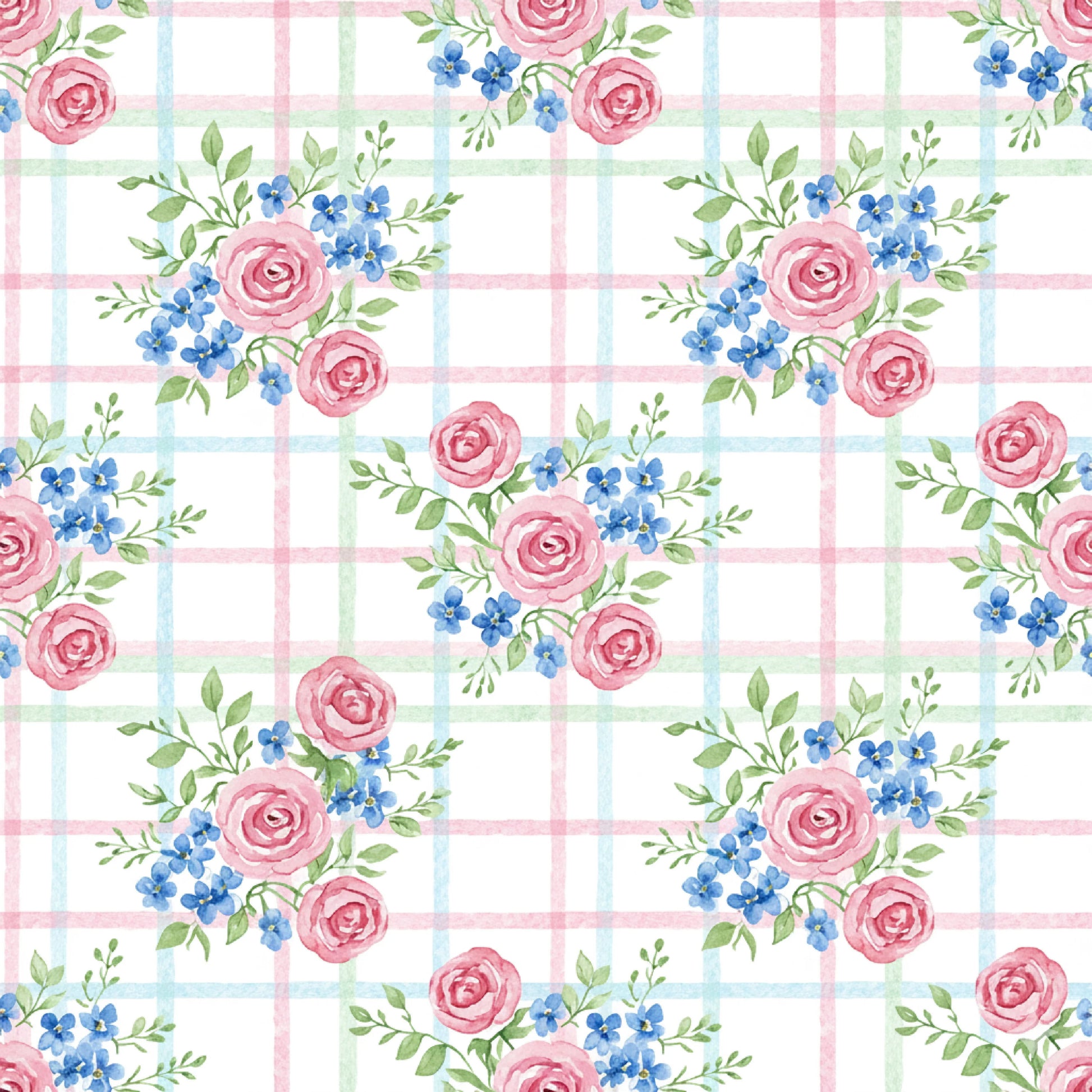 Pink Peonies Seamless Pattern Digital Paper - CraftNest - Digital Crafting and Art