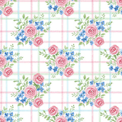 Pink Peonies Seamless Pattern Digital Paper - CraftNest - Digital Crafting and Art