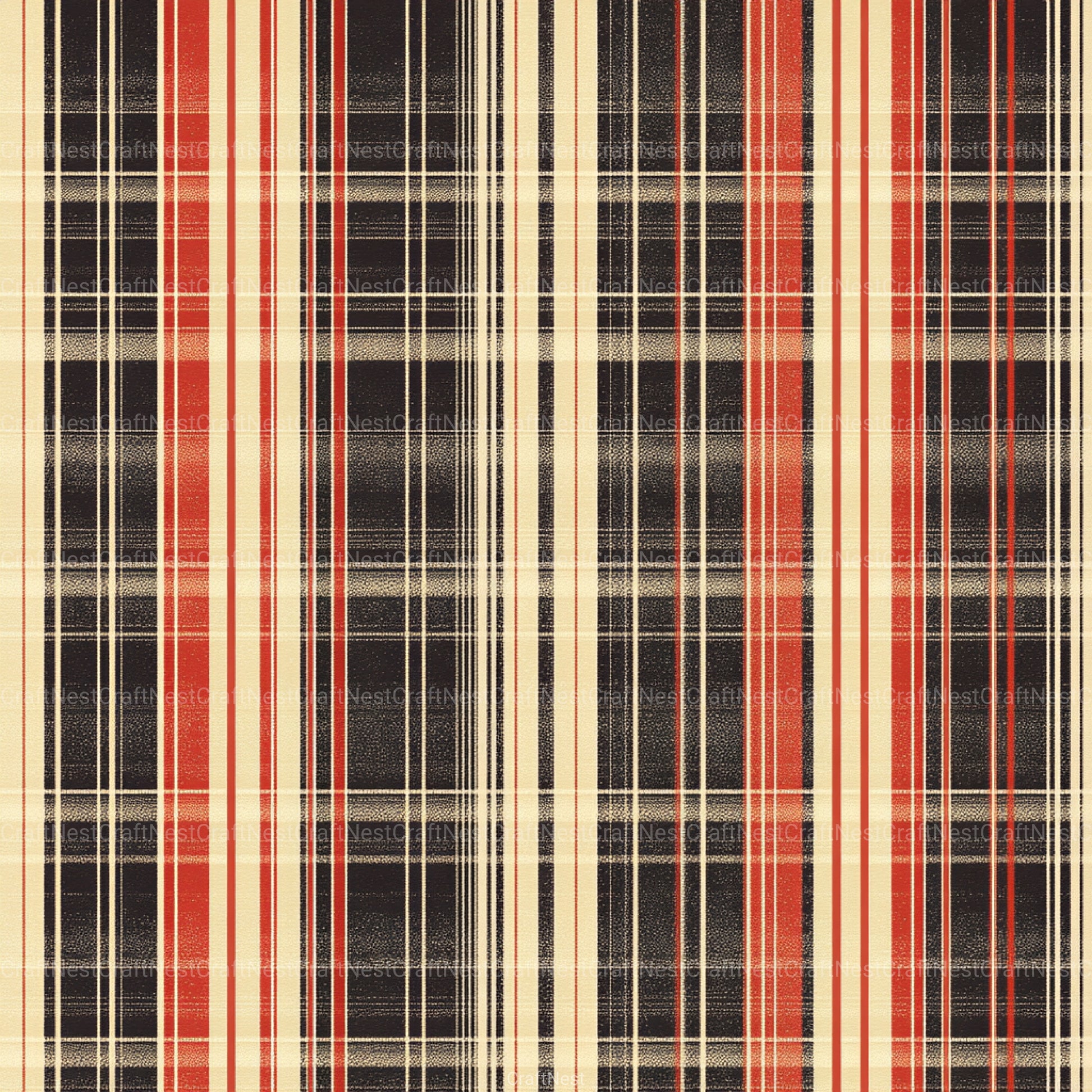 Stripes & Plaids Seamless Pattern Digital Paper - CraftNest - Digital Crafting and Art