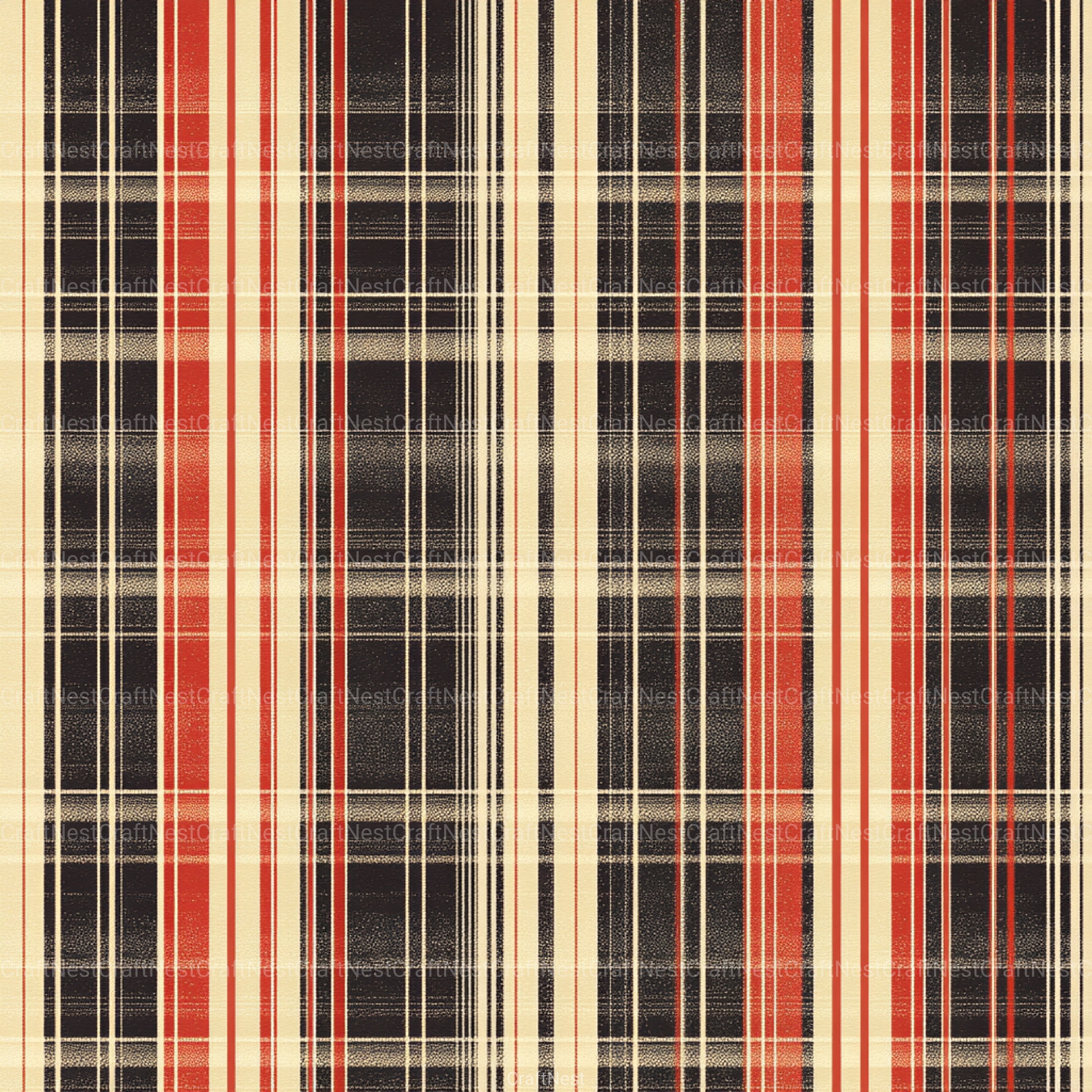 Stripes & Plaids Seamless Pattern Digital Paper - CraftNest - Digital Crafting and Art