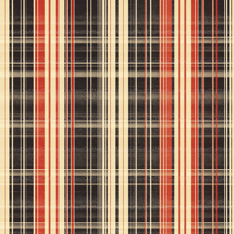 Stripes & Plaids Seamless Pattern Digital Paper - CraftNest - Digital Crafting and Art