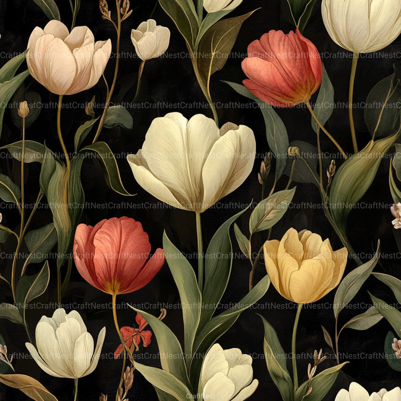 Tulipán Luxury Pattern Designs Clipart Bundle - CraftNest - Digital Crafting and Art