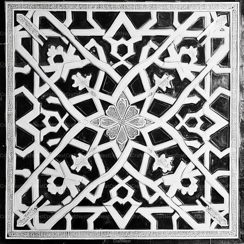 Sacred Geometry Alhambra Patterns Clipart Bundle - CraftNest - Digital Crafting and Art