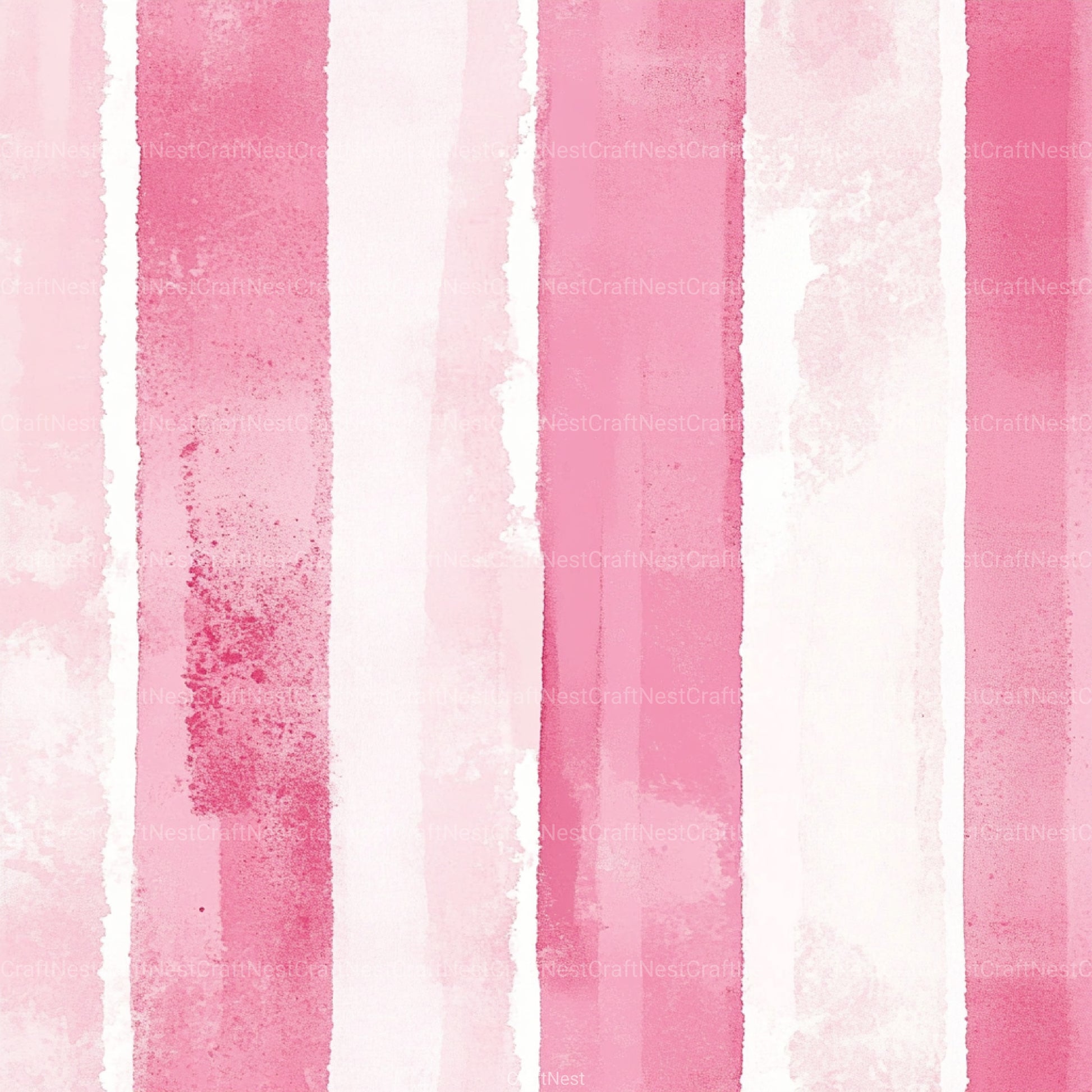 Blush Pink Stripes Pattern Digital Paper - CraftNest - Digital Crafting and Art