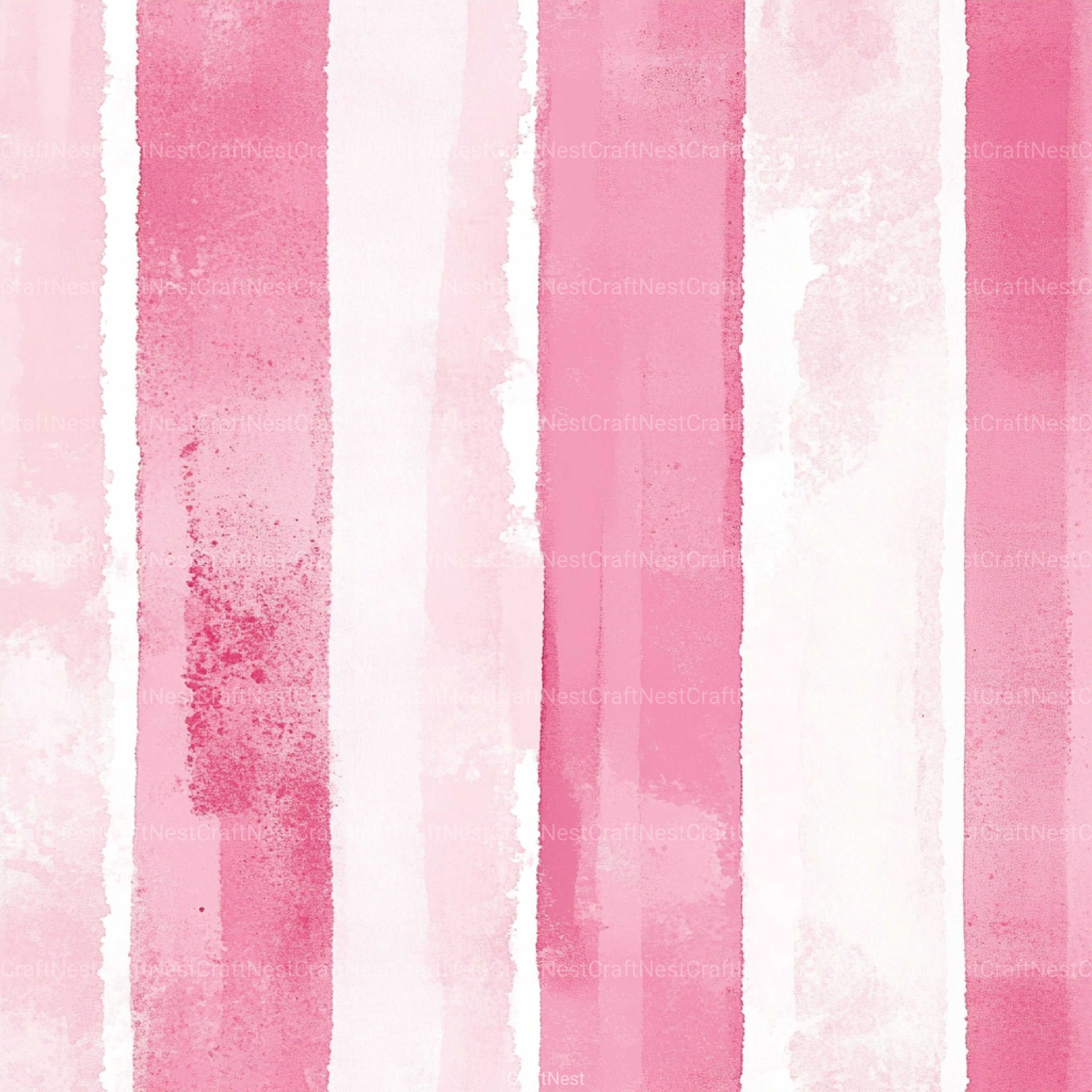 Blush Pink Stripes Pattern Digital Paper - CraftNest - Digital Crafting and Art