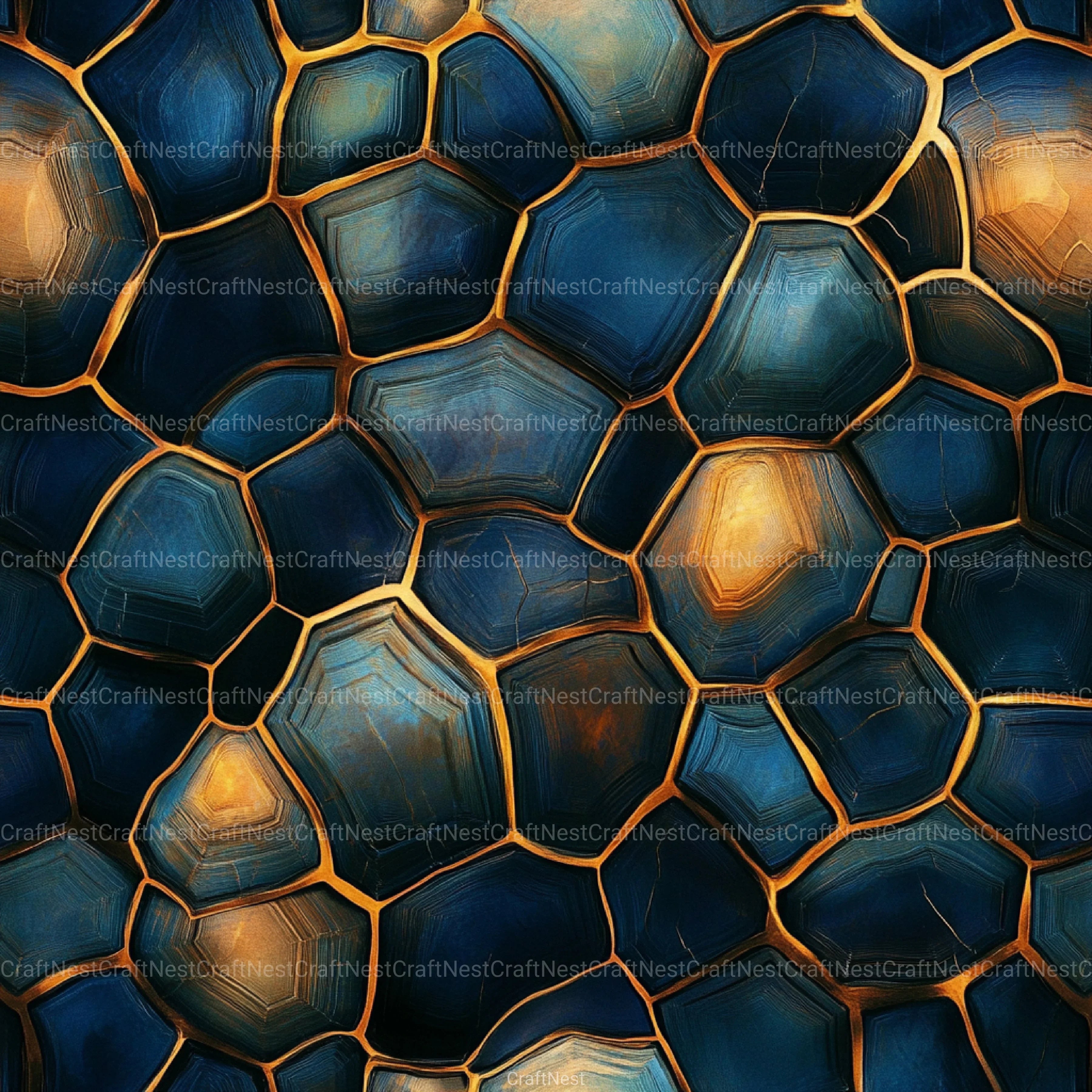 Tortoiseshell Seamless Pattern Digital Paper - CraftNest - Digital Crafting and Art