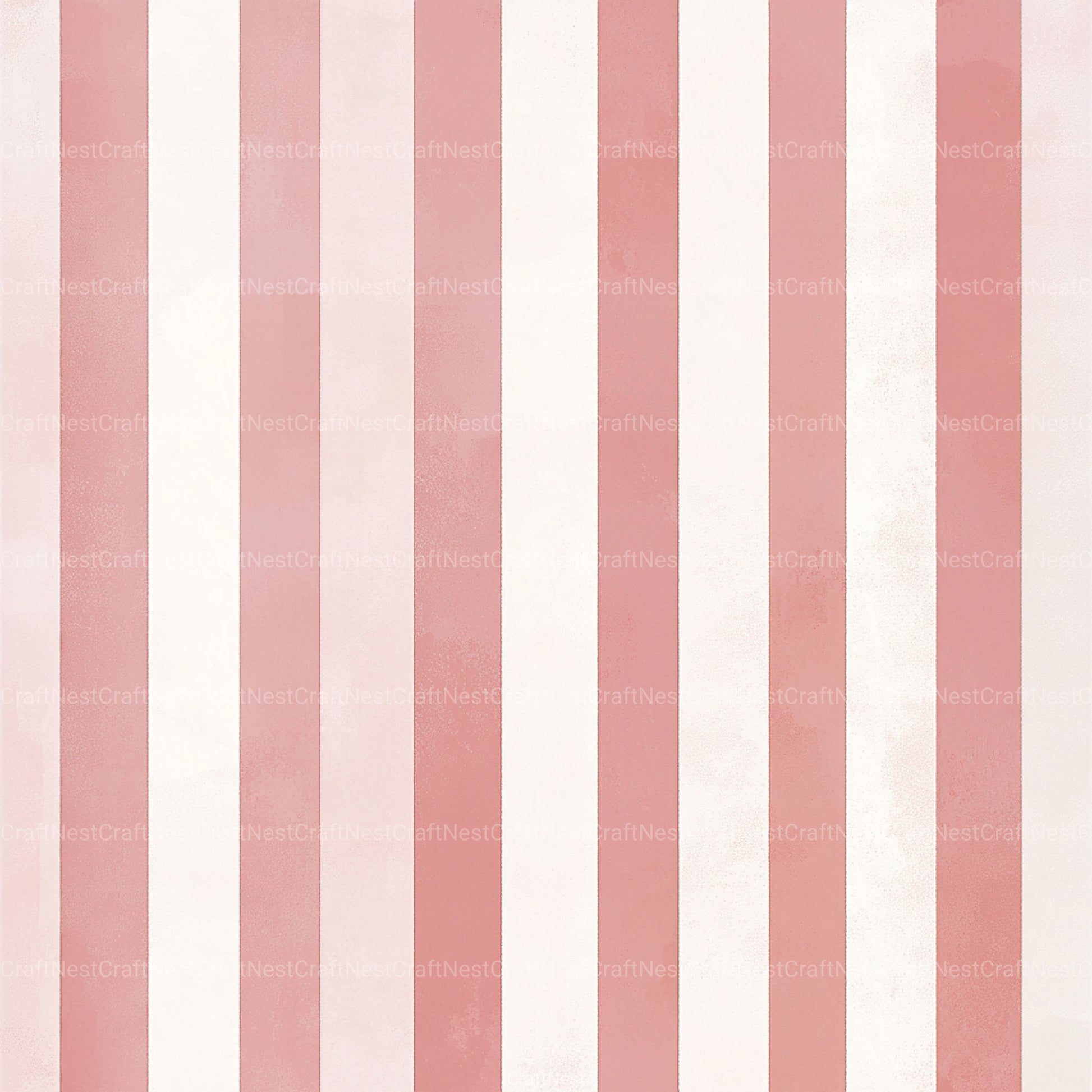 Blush Pink Stripes Pattern Digital Paper - CraftNest - Digital Crafting and Art