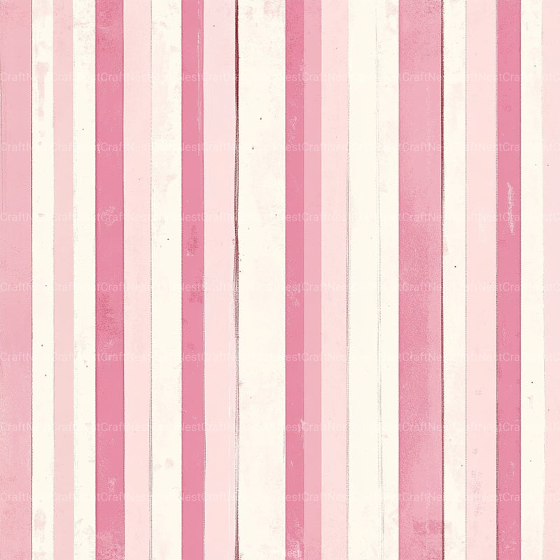 Blush Pink Stripes Pattern Digital Paper - CraftNest - Digital Crafting and Art