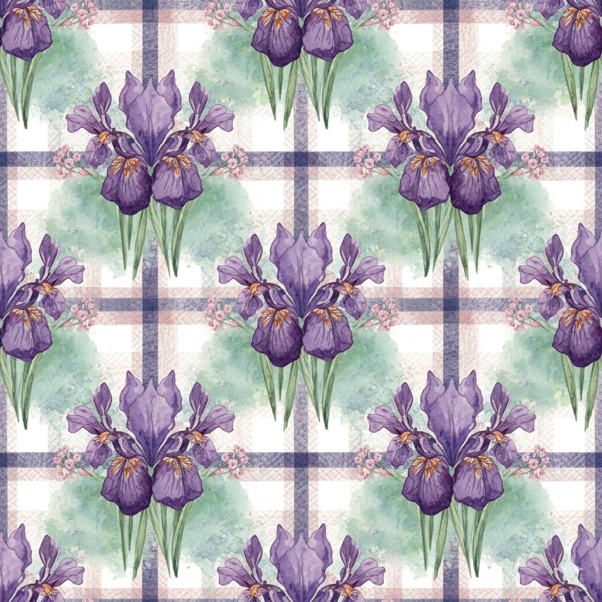 Floral Seamless Pattern Set Digital Paper - CraftNest - Digital Crafting and Art