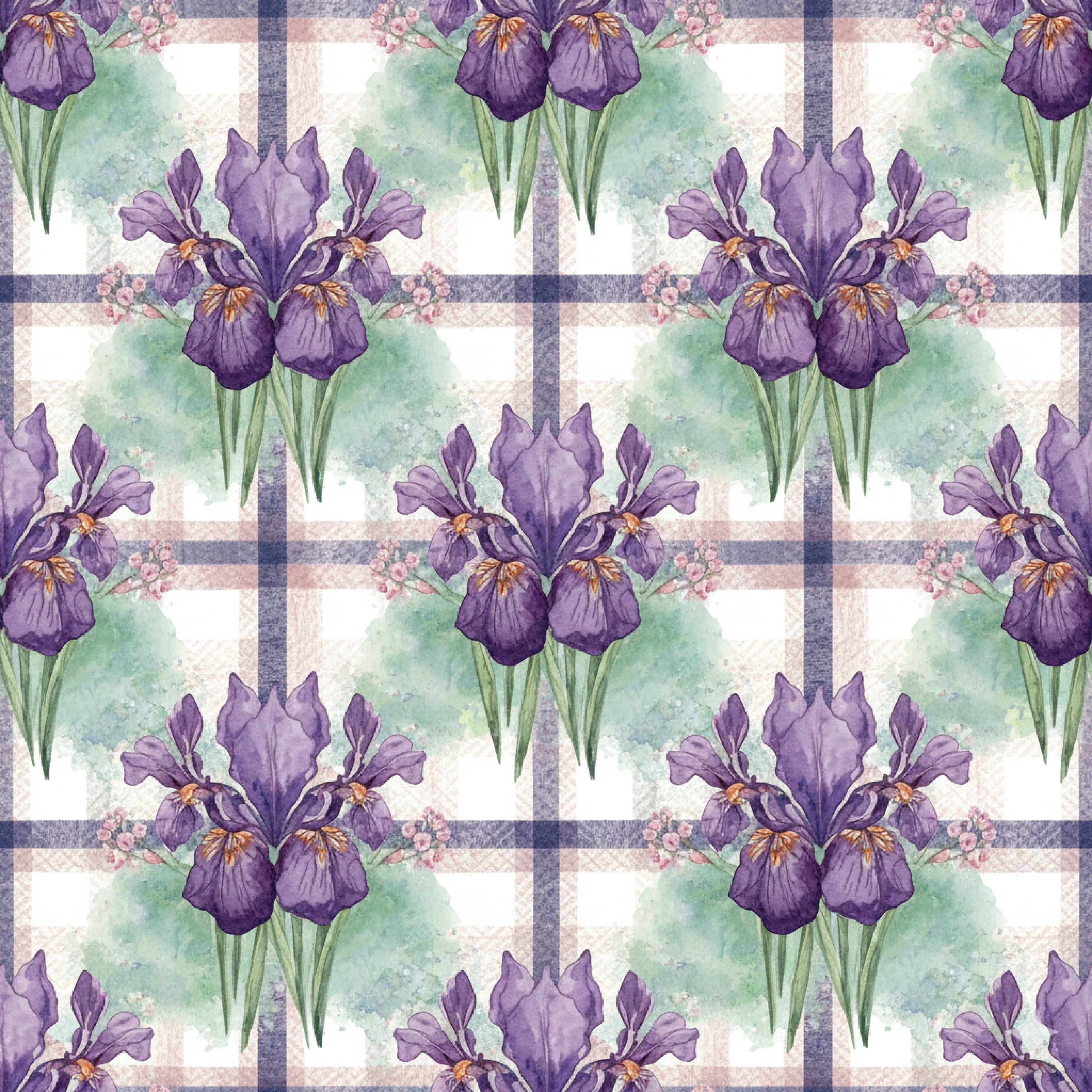 Floral Seamless Pattern Set Digital Paper - CraftNest - Digital Crafting and Art