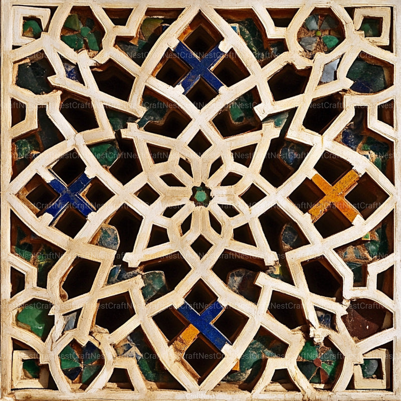 Sacred Geometry Alhambra Patterns Clipart Bundle - CraftNest - Digital Crafting and Art