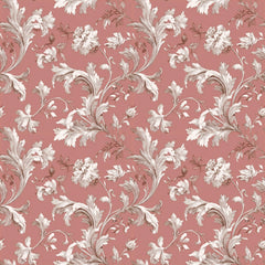 Pink French Toile De Jouy Pattern Clipart Bundle - CraftNest - Digital Crafting and Art