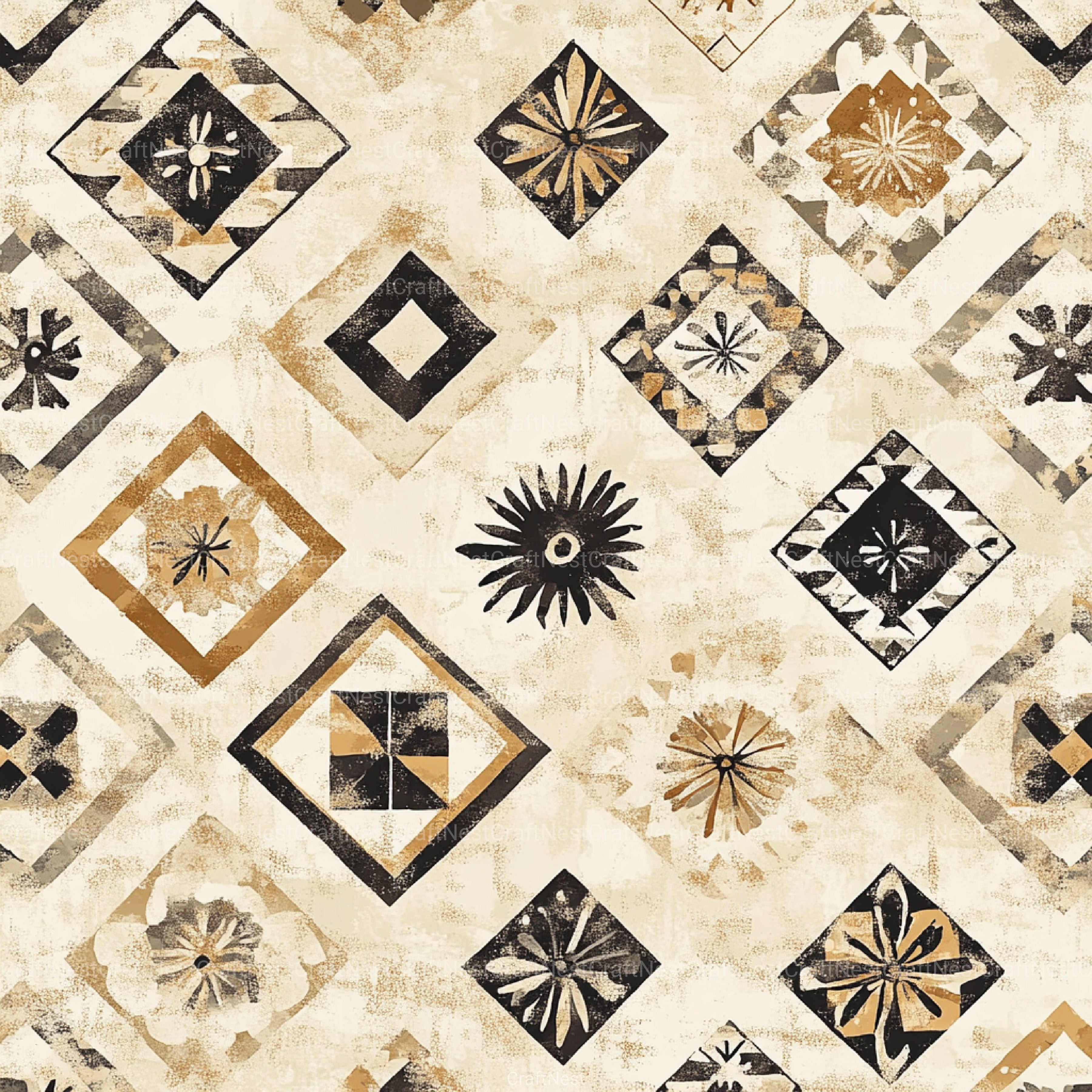 Boho Neutral Pattern Clipart Bundle - CraftNest - Digital Crafting and Art