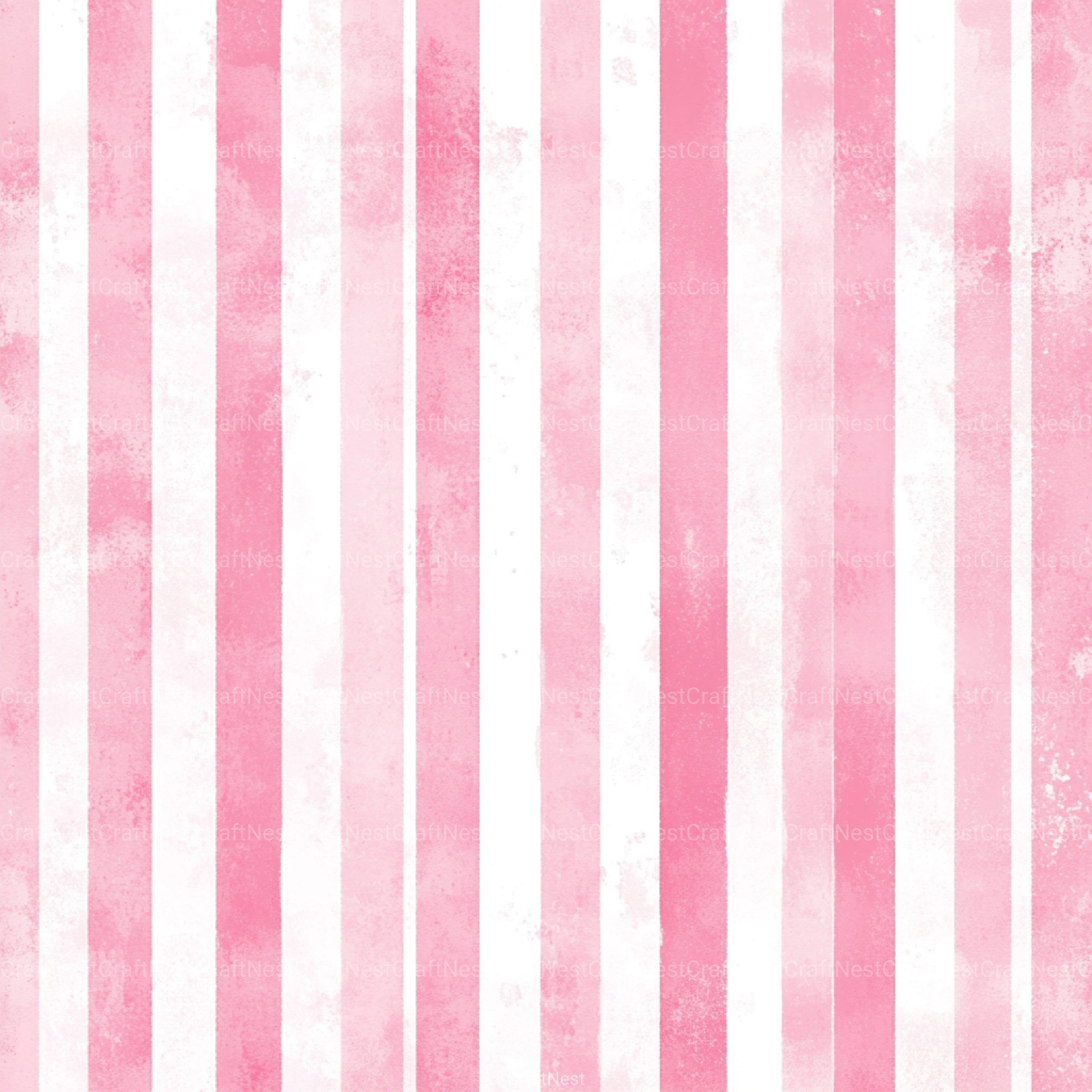 Blush Pink Stripes Pattern Digital Paper - CraftNest - Digital Crafting and Art