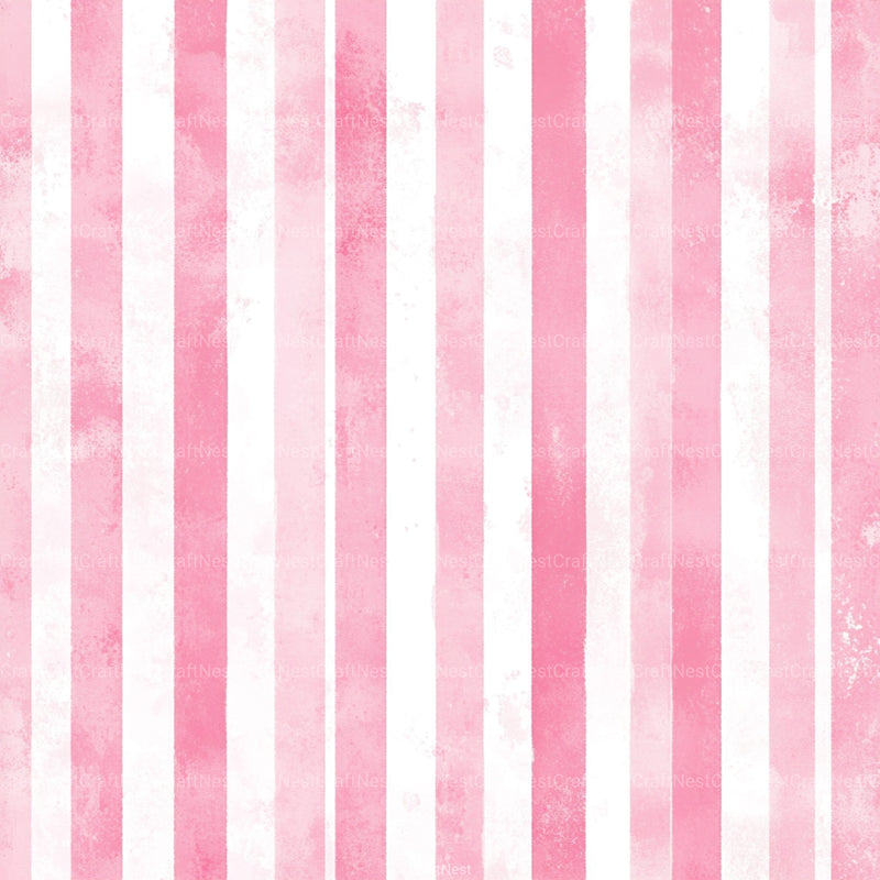 Blush Pink Stripes Pattern Digital Paper - CraftNest - Digital Crafting and Art