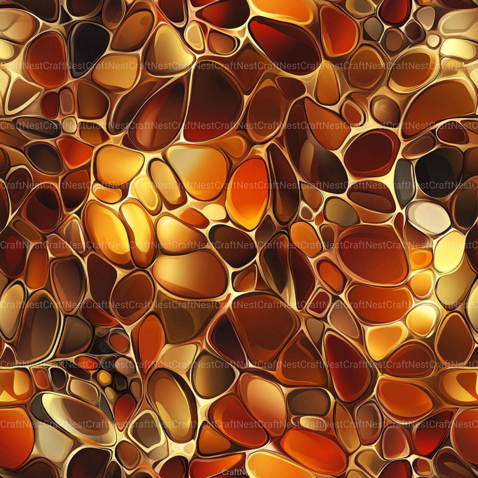 Tortoiseshell Seamless Pattern Digital Paper - CraftNest - Digital Crafting and Art