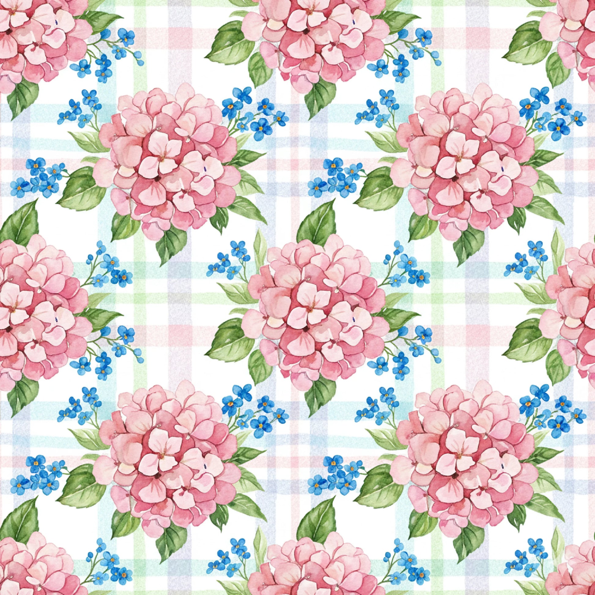 Pink Peonies Seamless Pattern Digital Paper - CraftNest - Digital Crafting and Art