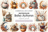 Boho Autumn Clipart Bundle 2
