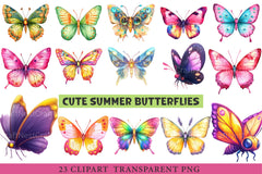 Butterfly Clipart - CraftNest - Digital Crafting and Art