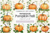 Pumpkin Fall Clipart Bundle