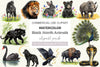 Black History Month Animals Clipart Bundle