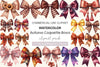 Autumn Coquette Bows Clipart Bundle 2
