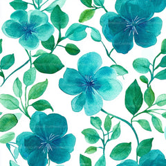 Navy Blue Yellow Cottage Flowers Pattern Clipart Bundle - CraftNest - Digital Crafting and Art