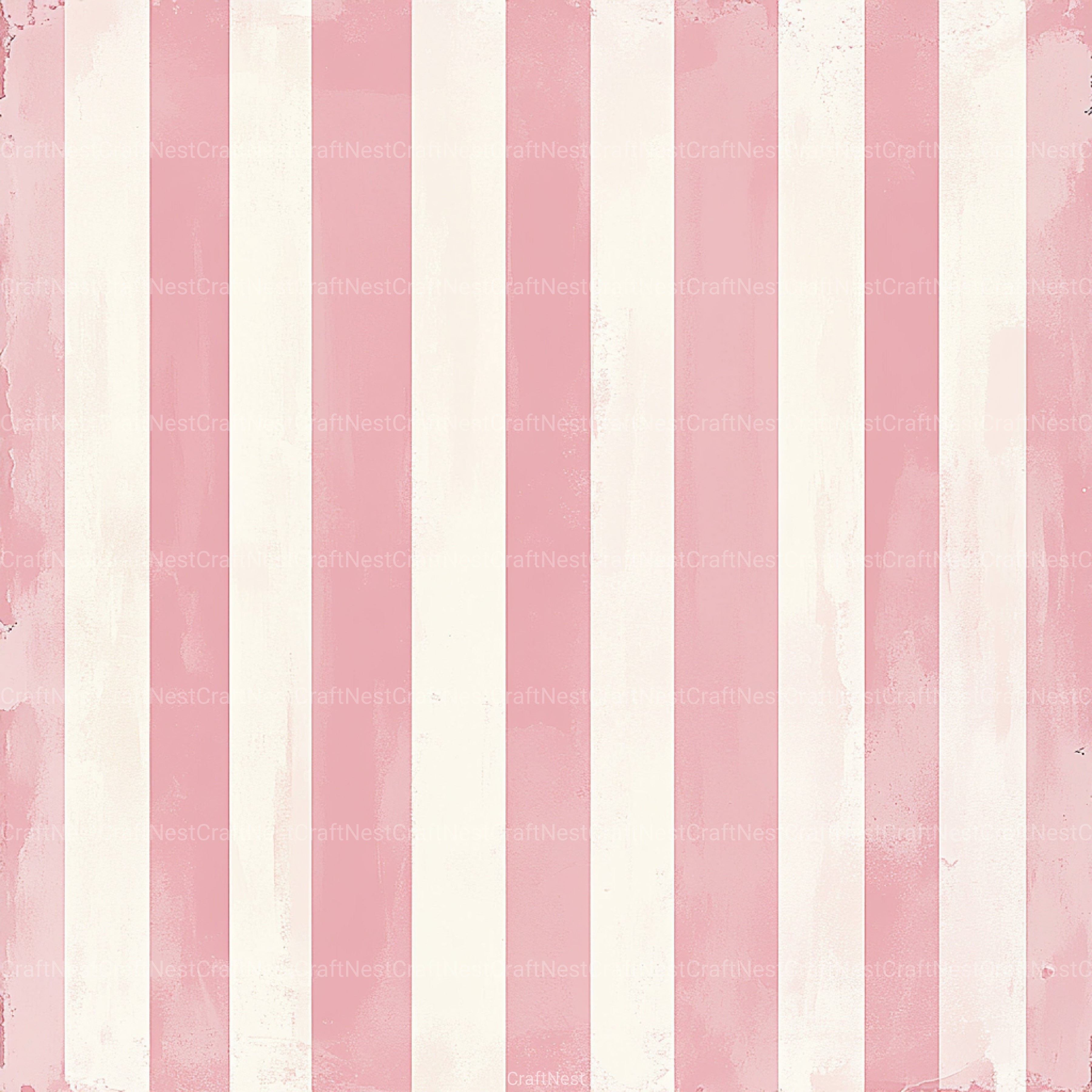 Blush Pink Stripes Pattern Digital Paper - CraftNest - Digital Crafting and Art