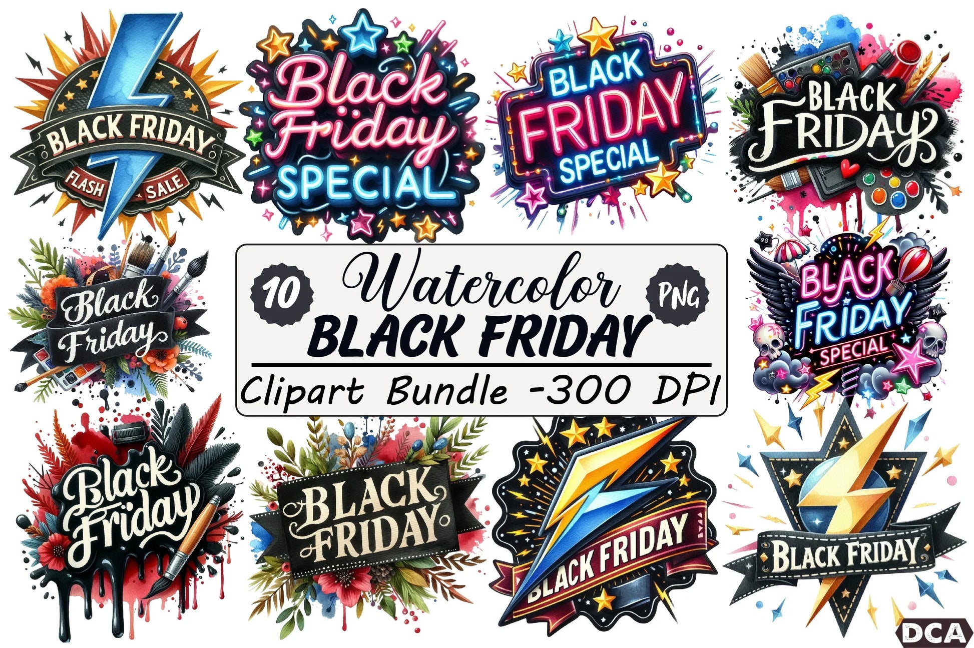 Black Friday Clipart Bundle - CraftNest - Digital Crafting and Art