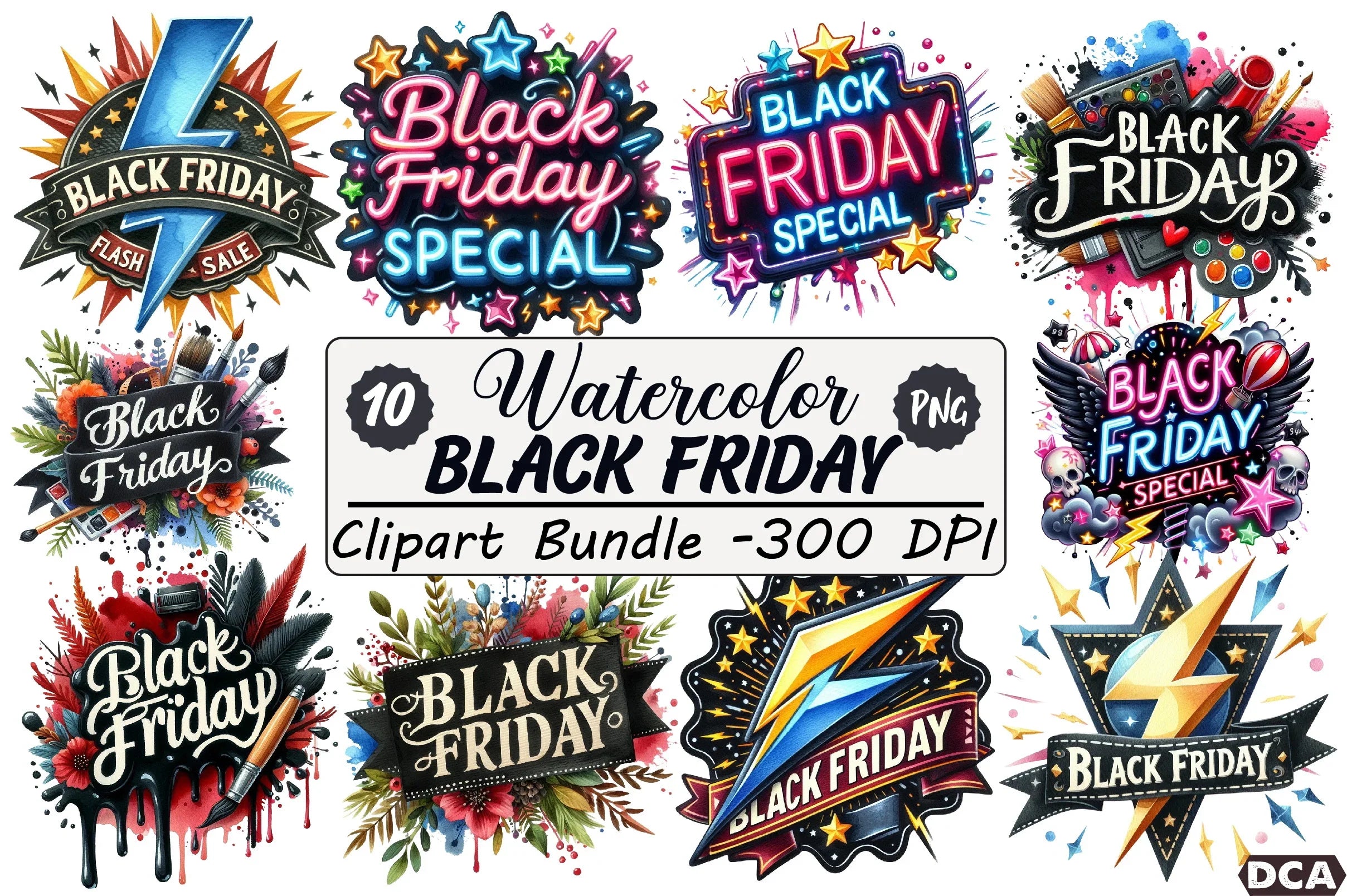 Black Friday Clipart Bundle - CraftNest - Digital Crafting and Art