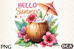 Hello Summer Clipart Bundle 2 - CraftNest - Digital Crafting and Art