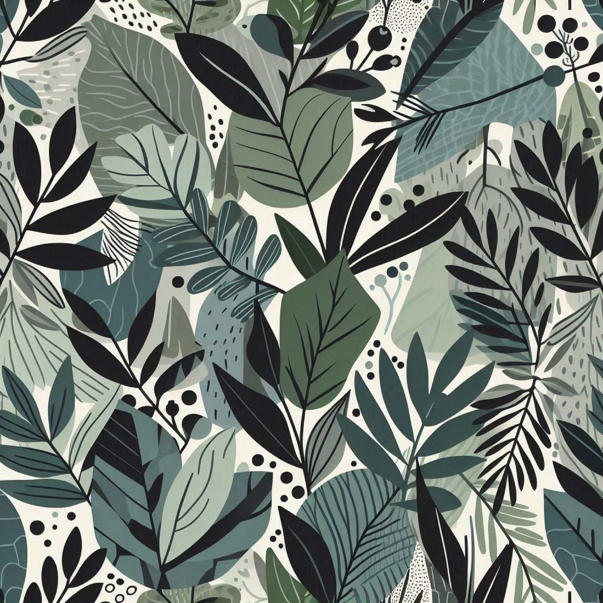 Bold Modern Botanical Pattern Clipart Bundle - CraftNest - Digital Crafting and Art