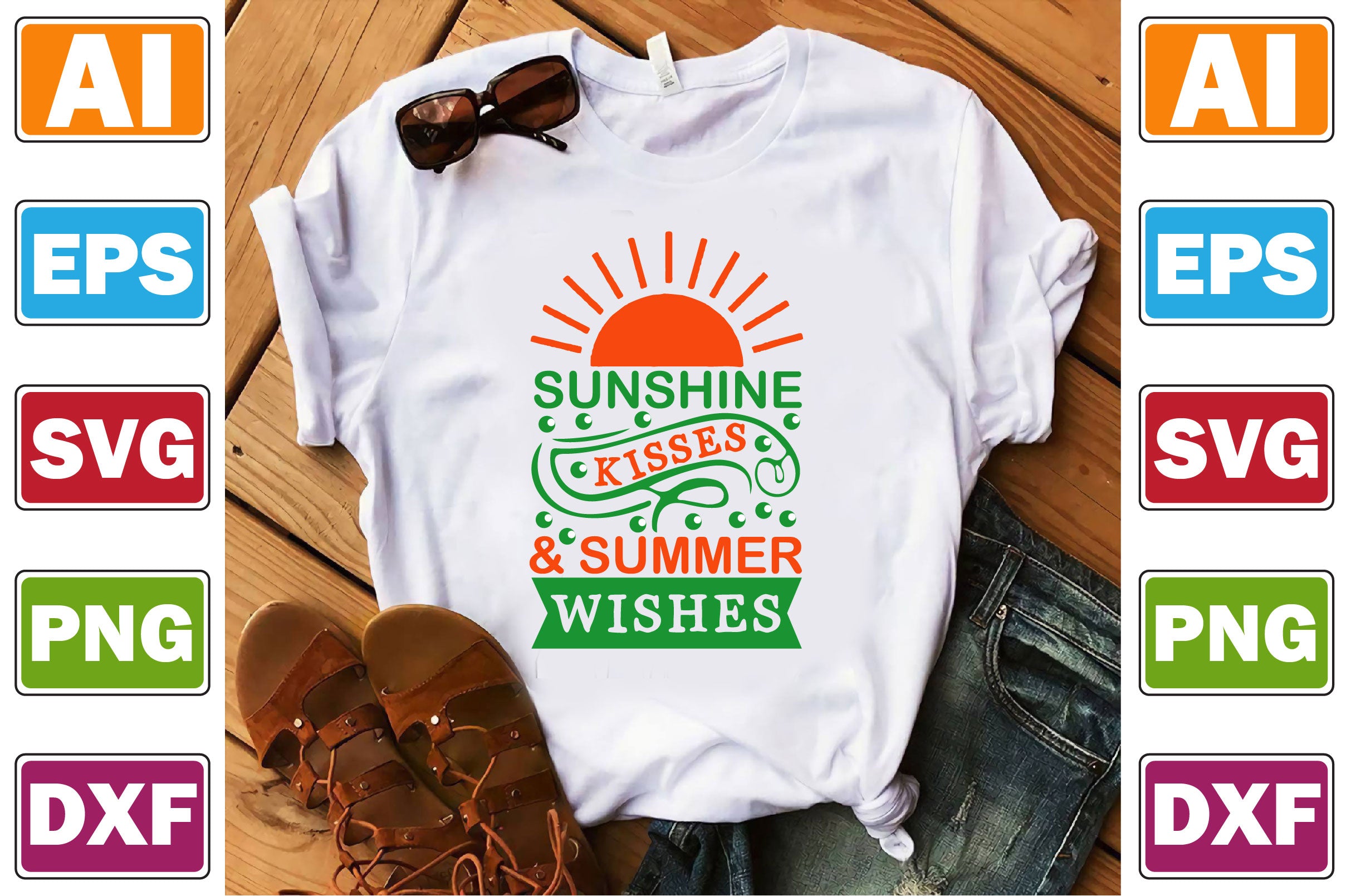 Summer T-Shirt Bundle 1 - CraftNest - Digital Crafting and Art
