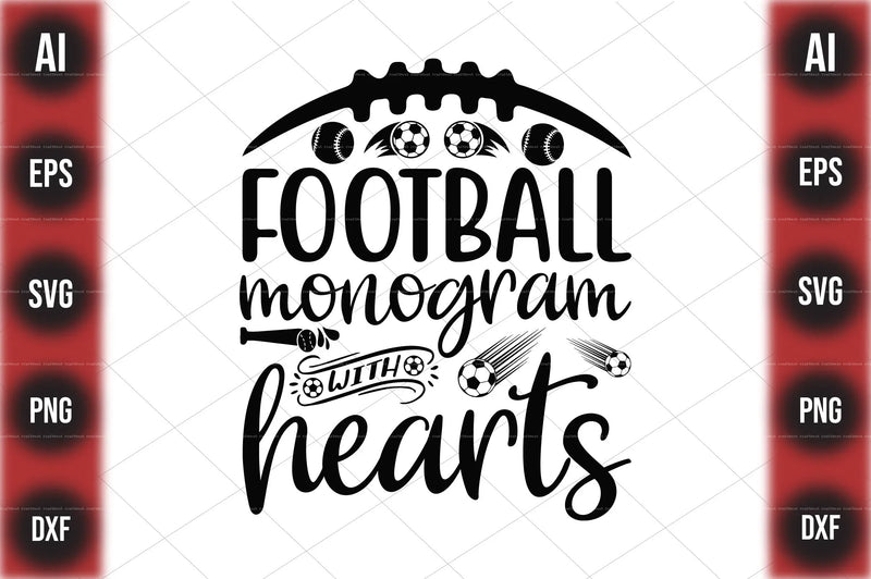 Football Design SVG Bundle 1 - CraftNest - Digital Crafting and Art