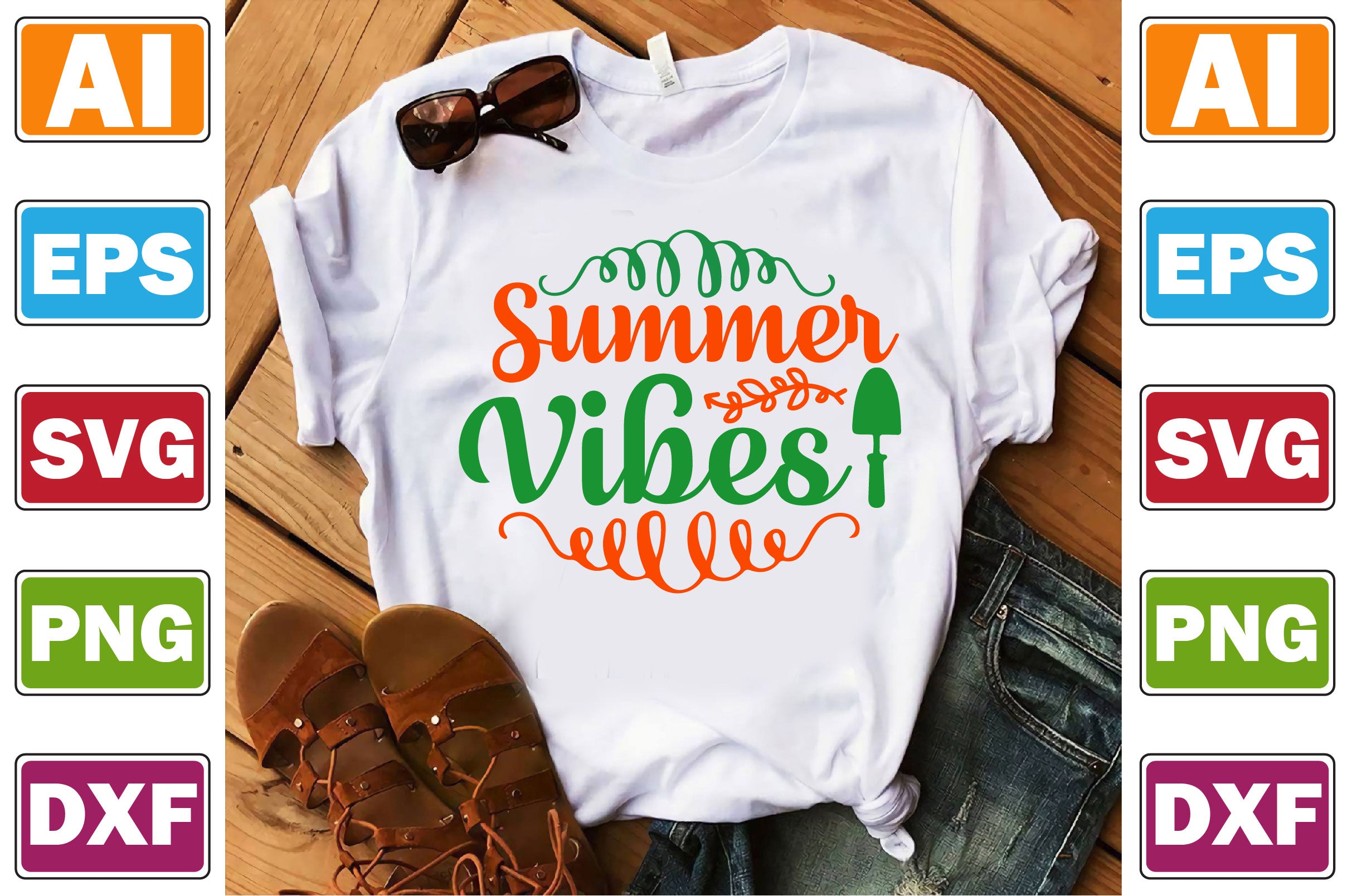 Summer T-Shirt Bundle 1 - CraftNest - Digital Crafting and Art