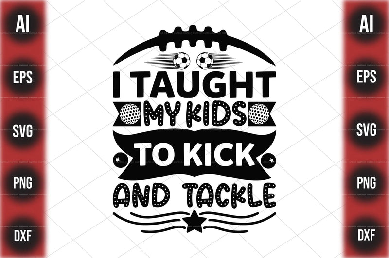 Football Design SVG Bundle 1 - CraftNest - Digital Crafting and Art