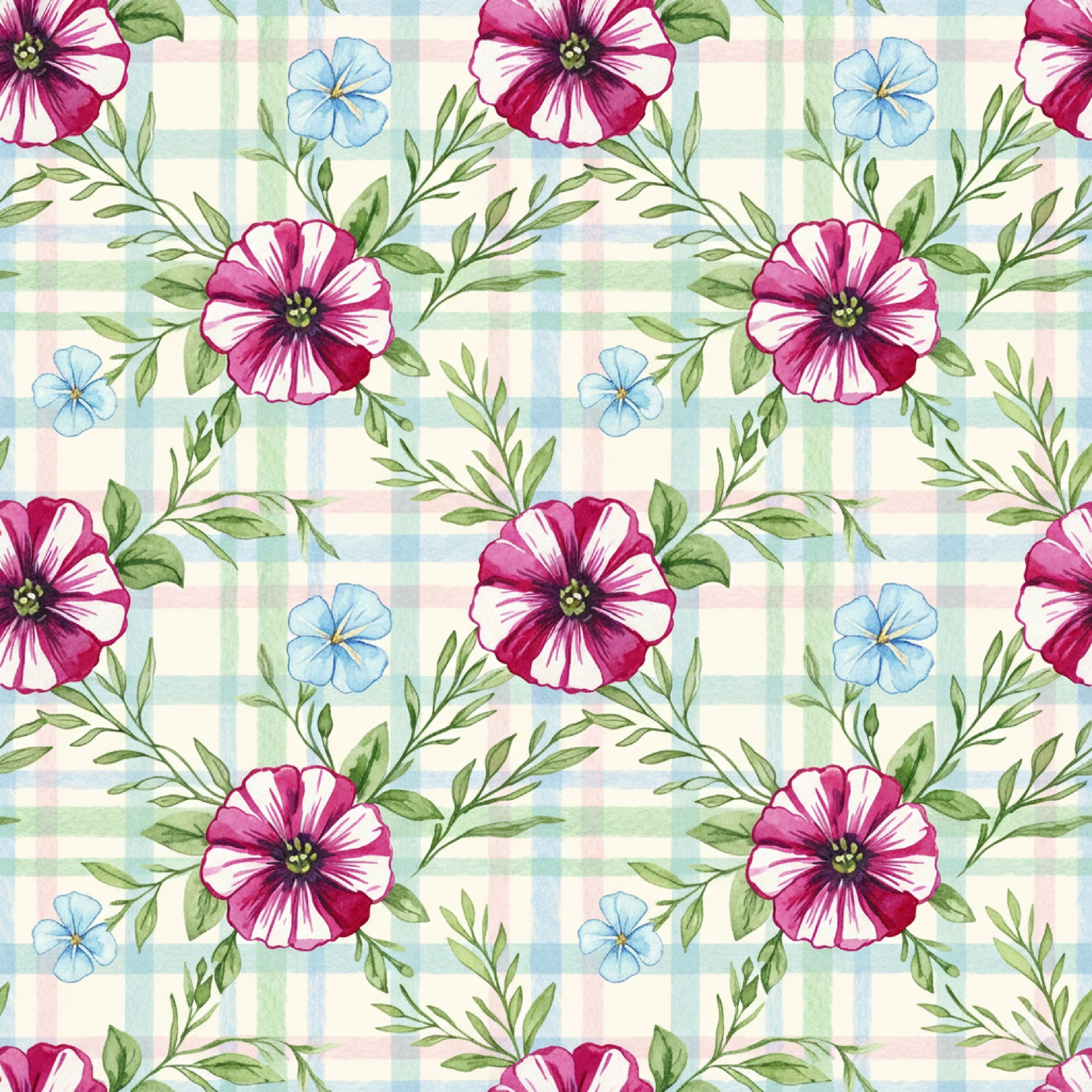 Pink Peonies Seamless Pattern Digital Paper - CraftNest - Digital Crafting and Art