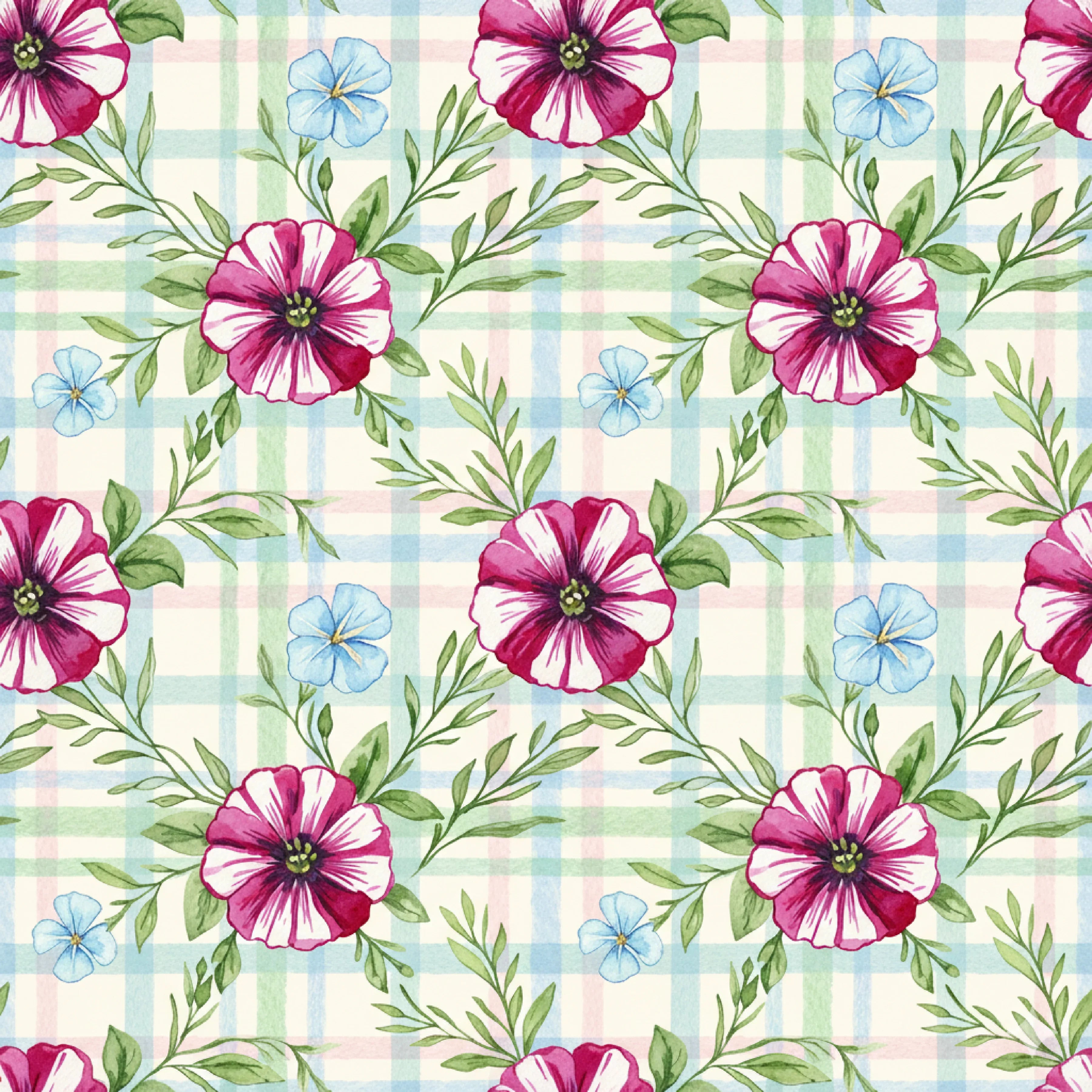 Pink Peonies Seamless Pattern Digital Paper - CraftNest - Digital Crafting and Art